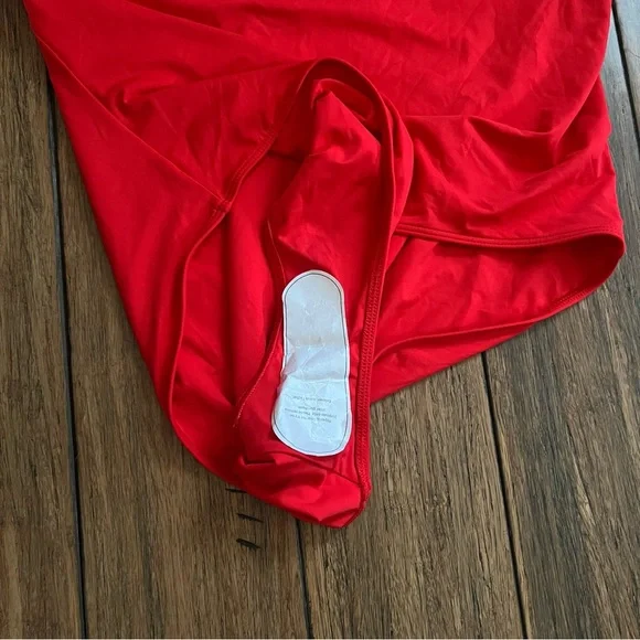 NWT Everlane The Square Neck One Piece Red Swimsuit Size XXL Bathingsuit - Picture 10 of 11